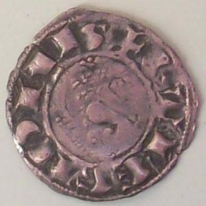 Dinero de Fernando IV (Burgos, 1297) [Roma 215, 1] 438300647