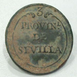 Botón de Milicias Provinciales de Sevilla 1815-1823 454480934