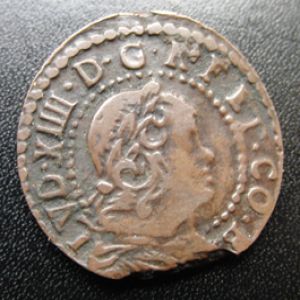 1 seiseno de Luis XIV 1649 (guerra segadors) 495089976