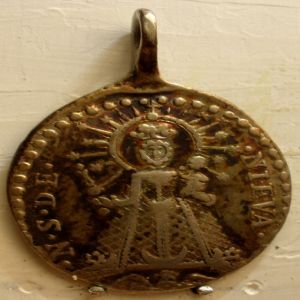 Medalla de Virgen de Nieva / Insignia de los Dominicos - s. XVIII 525106097