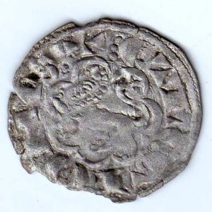 Dinero Seisén -antes llamado noven- de Alfonso X (Burgos, 1277) 537559617