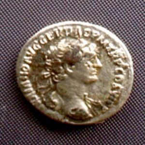 Denario de Trajano. COS V P P SPQR OPTIMO PRINC. Fortuna. Roma 635460099