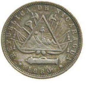 Nicaragua, 20 Ctvs. 1880 833026285