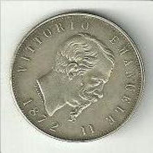 Italia, 5 liras, 1872. 879855495