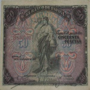 billete 50 pts año 1906 949698409