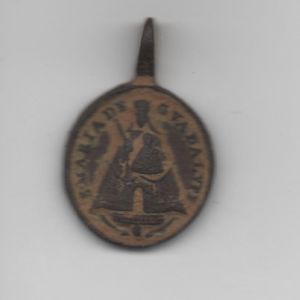 Medalla de la Virgen de Guadalupe y San Jerónimo penitente (S. XVIII) 100153315