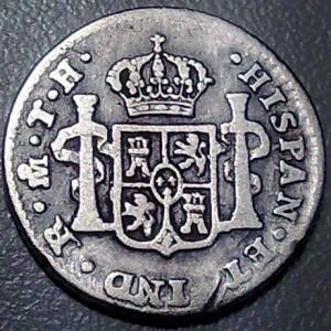 Medio Real 1807, Carolus IIII Méjico. 132779042