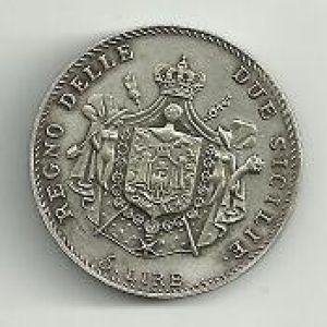 Italia (Dos Sicilias), 5 liras, 1813. 143617009
