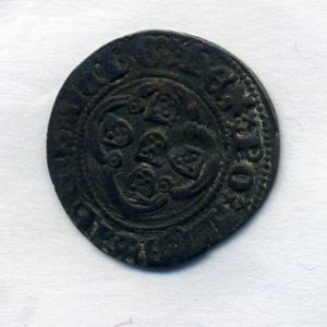 Reino de Portugal - Medio Real de 10 Sueldos (vellon) de Joao I 568253921