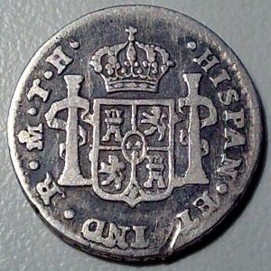 Medio Real 1807, Carolus IIII Méjico. 588892864