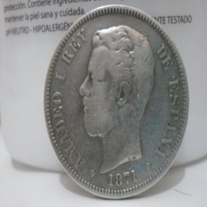 5 Pesetas 1871. SDM. Amadeo I. Opinión 66427831