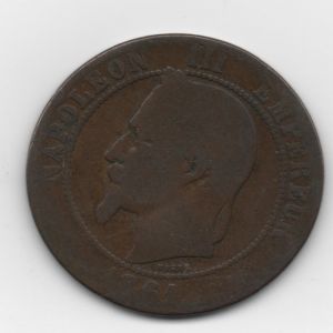 Francia, 10 céntimos, 1861. 788405084