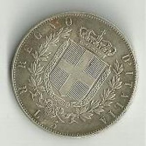 Italia, 5 liras, 1872. 879855495