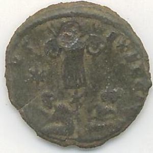 AE3 de Constantino II. VIRTVS EXERCIT. Trier 952292490