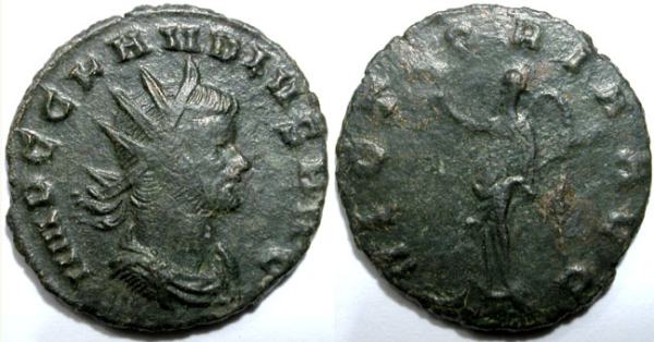 Antoniniano de Claudio II (VICTORIA AVG) RIC_0104cf