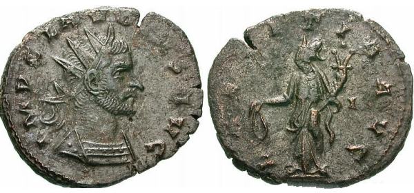 Antoniniano de Claudio II (LAETITIA AVG) RIC_0181