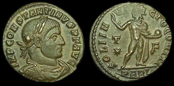 Follis de Constantino I (SOLI INVICTO COMITI) _arles_RIC_VII_084