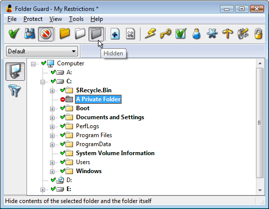 Folder Guard 8.2 لقفال الملفات بكلمة سر Folder-guard