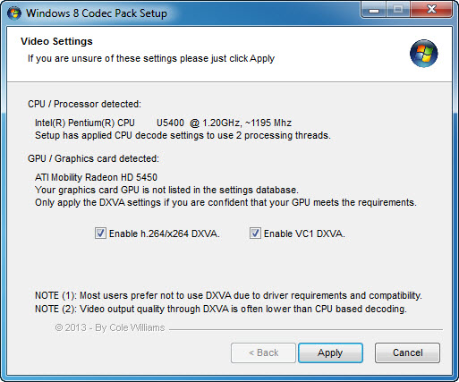 Windows 10 Codec Pack 2.1.8 Screen_shot_3_large