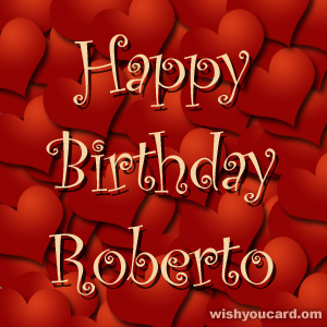 Happy birthday Brazil boy Roberto