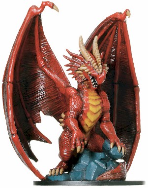 71/ ** Vieux dragon rouge ( dragon - feu ) ** 72GoL71HugeRedDragon