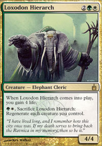 Cartas multicolor Roja o Verde con OTROS Loxodon_Hierarch