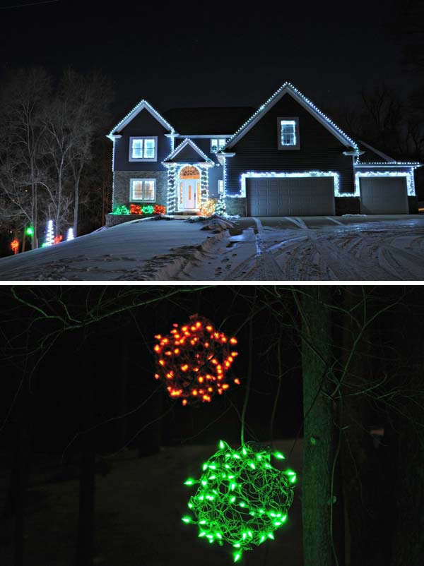 கிறிஸ்துமஸிற்கு வீட்டின் வெளியே அலங்கரிப்பது எப்படி? Outdoor-Christmas-Lighting-Decorations-8