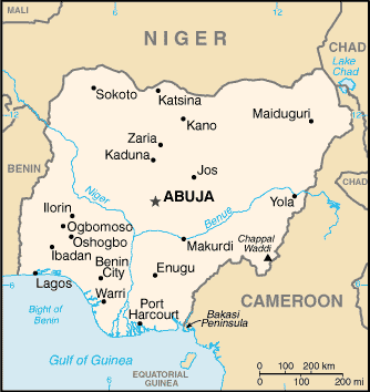 خرائط دولة نيجيريا Ni-map