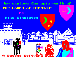 Le meilleur jeu d'aventure textuel/graphique de l'histoire de la micro LordsOfMidnightThe