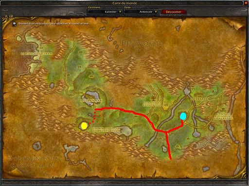 Les quêtes du Chaman (Vanilla) Chaman_totem_carte_ashenvale_annotee