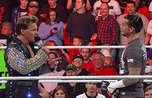 Chris Jericho ataca a Cm Punk Punkjericho