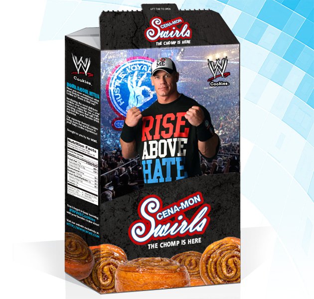 (Photos) WWE Cookies (Bánh quy) - Theo phong cách Wrestling Cena-MonSwirls