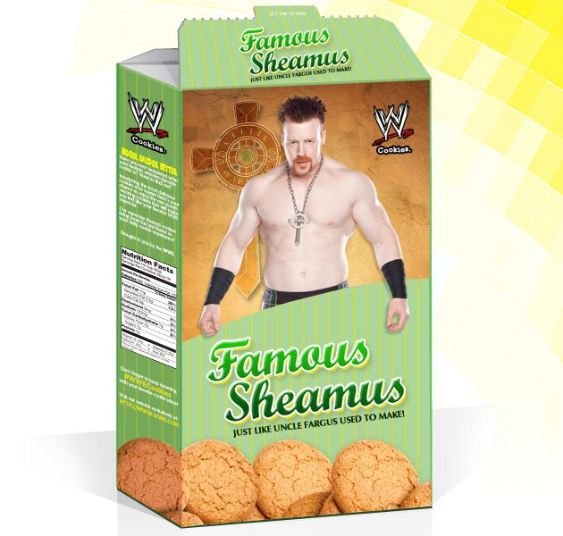 (Photos) WWE Cookies (Bánh quy) - Theo phong cách Wrestling FamousSheamus