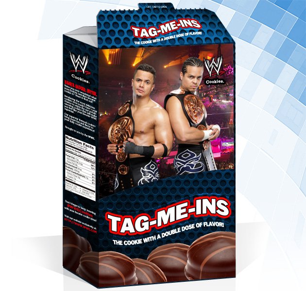 (Photos) WWE Cookies (Bánh quy) - Theo phong cách Wrestling Tag-Me-Ins