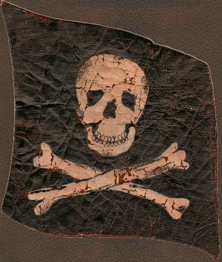 Jolly Roger - Por Francisco Regula PatchUSN.017.VF17.LEATHER