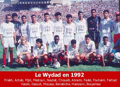 الوداد البيضاوي المغربي 1992