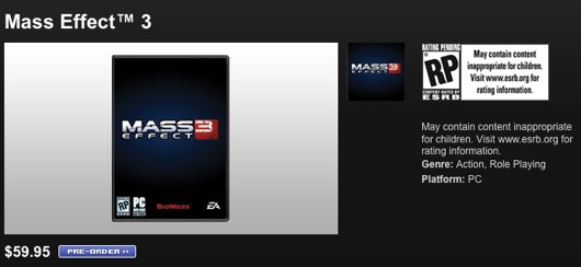 Mass Effect 3 [Xbox360/PC] Masseffect3store