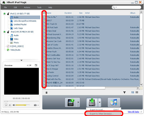 the tutorial:how to transfer movies and music iPad to pc X-ipad-magic-10
