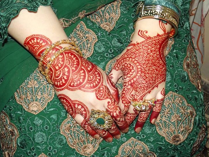 اجمد نقوش حنة نقش حنة شيك اخر موضه خيال Front-Hand-Mahndi-Designs-24