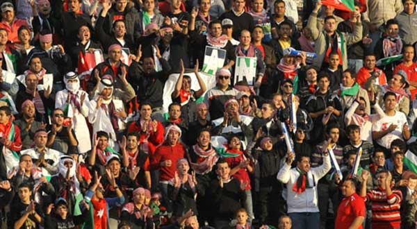 ثلاثون ألف متفرج معدل حضور مباريات كأس أمم آسيا  Jordanianfans60013-1-2011-20-5-48