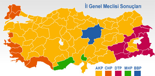 İl İl Seçim Sonuçları Sonucharita