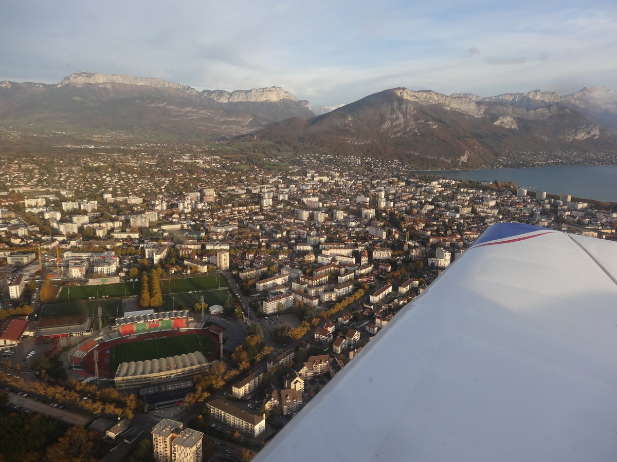 Vol de fin d'après-midi vers Annecy Annecy_07m