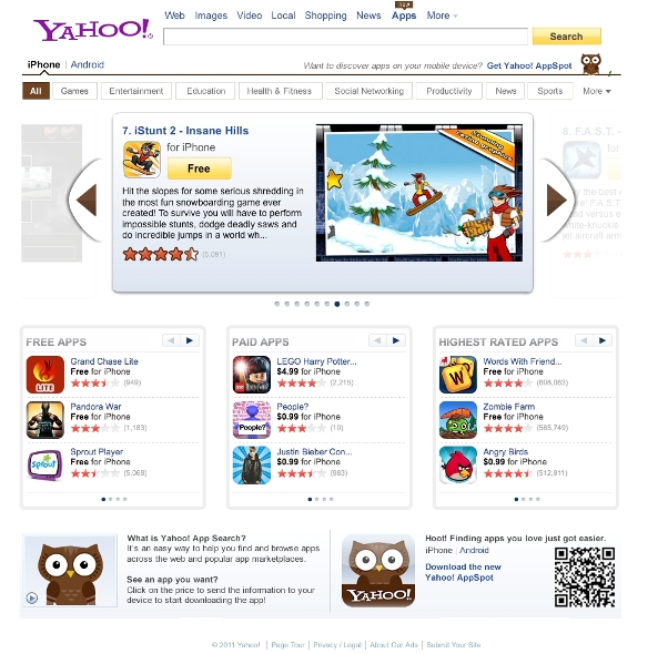 Yahoo! App Search and AppSpot Take the Guesswork Out of Finding an App Yahoo-App-Search-Homepage60