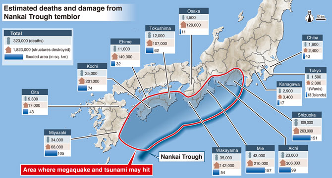 Calculan 320,000 muertes en caso de terremoto de 9 grados en la costa del Pacífico Proyeccionda%C3%B1osnankai