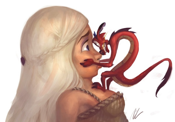 Game of Throne [Attention aux Spoils] Mulan-mushu-fanart-game-of-thrones