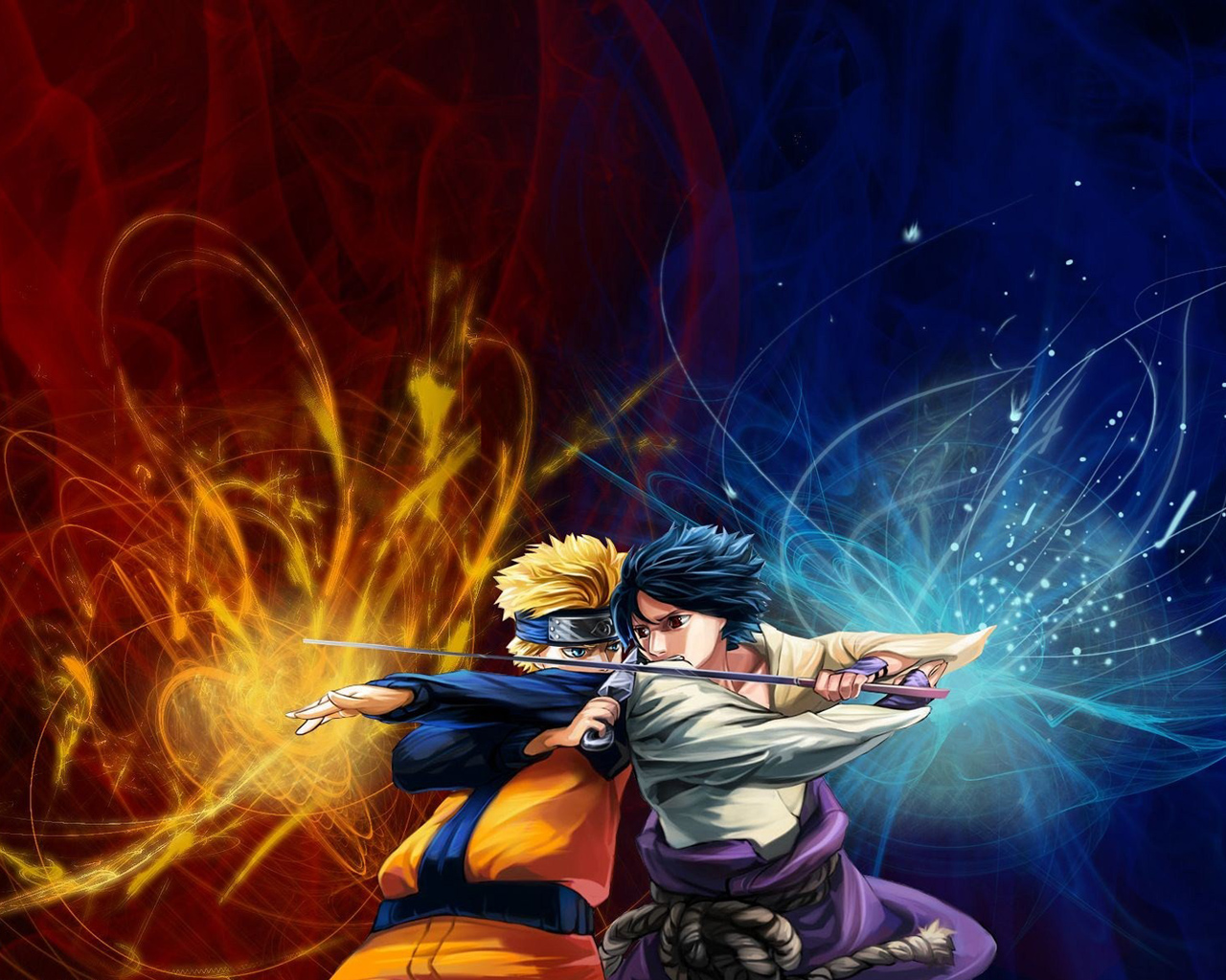  انمي الكرتون المشهور ناروتو Naruto Anime_Naruto_VS_Sasuke_013761_