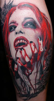 Vampire / Blut / Horror Vampire-girl-tattoo-m