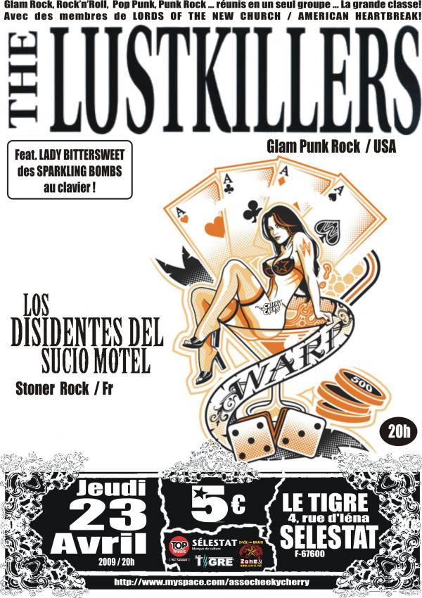 Concert The Lustkillers + Los Disidentes Del Sucio Motel 1