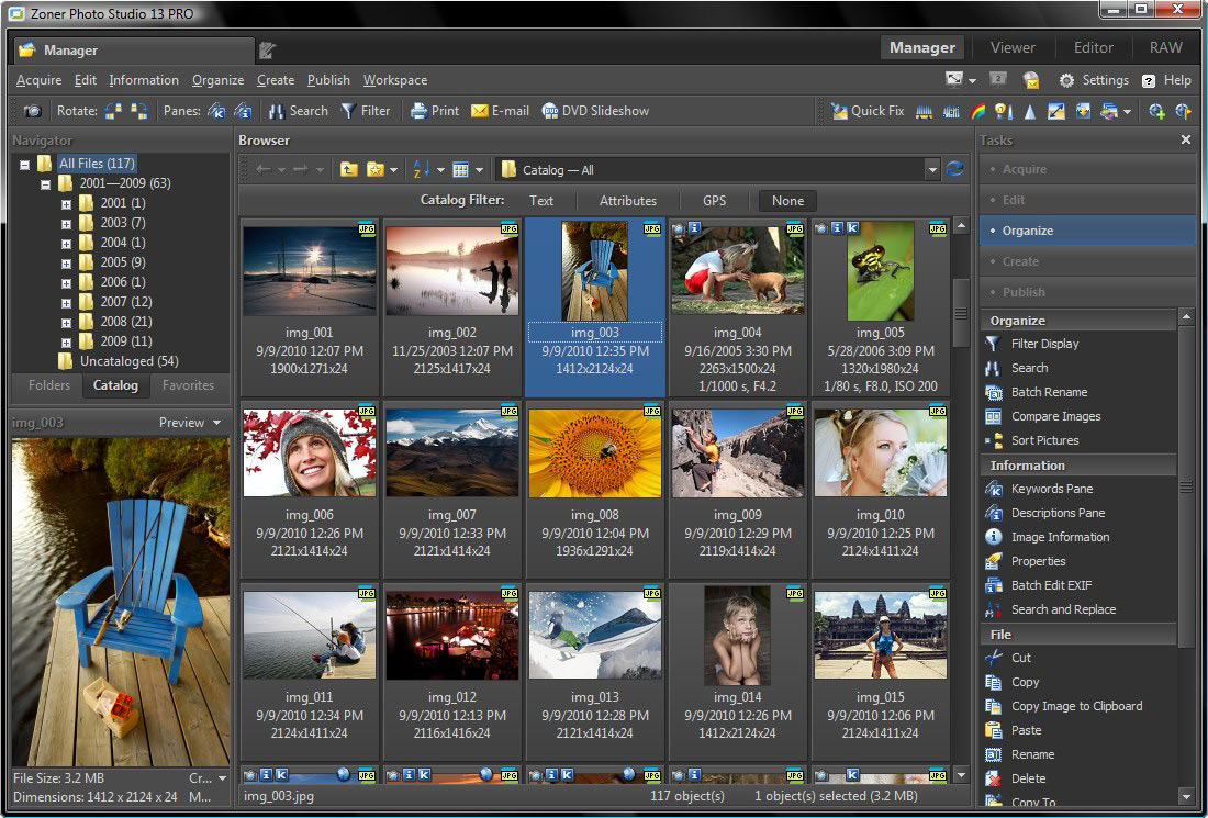 Zoner Photo Studio Professional v13.0.1.7 Portable 02-manager