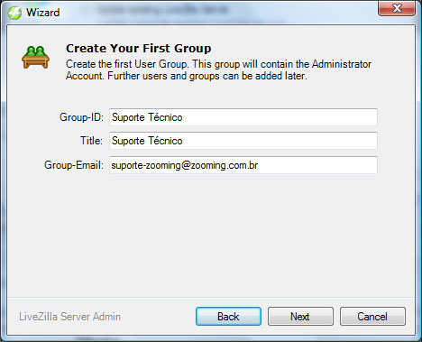 [Tutorial] Instalando o LiveZilla no seu Site Livezilla-criar-grupo